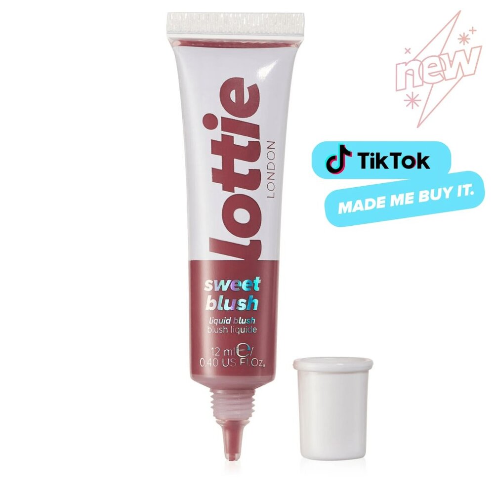 Lottie London Sweet blush, Lightweight Liquid Blush, Mocha Mauve, 12 mL